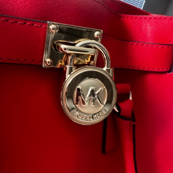 MK Orange Red Purse - Picture 8 of 8